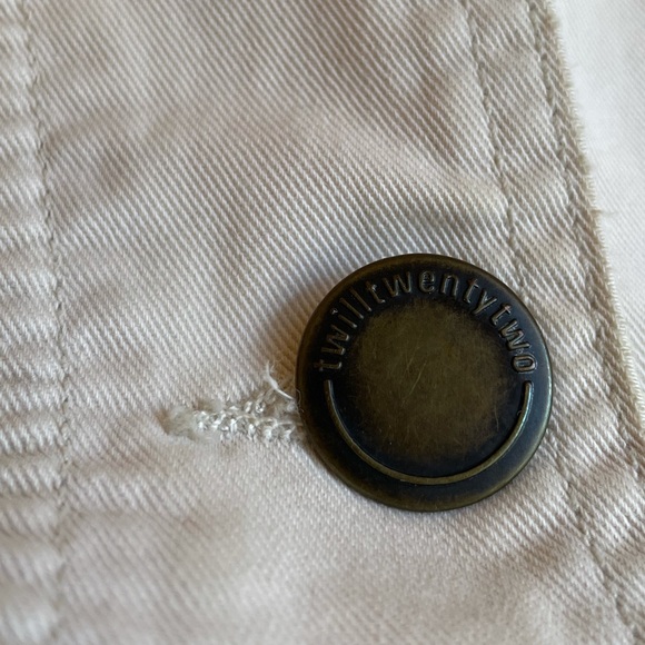 Twill Twenty Two ivory twill utility jacket blazer casual cool - Picture 7 of 11